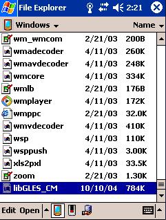 Select Pocket PC 2003 Emulator