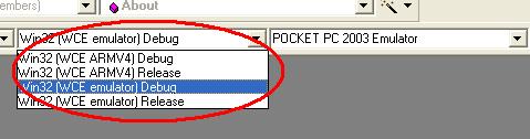 Select Pocket PC 2003 Emulator